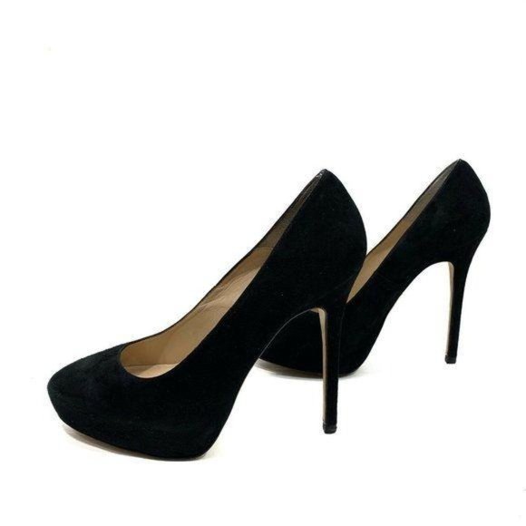 AllSaints Cigarette Concealed Suede Heels Pumps - Picture 2 of 10